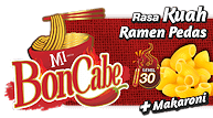 Mi BonCabe level 30, rasa Kuah Ramen Pedas