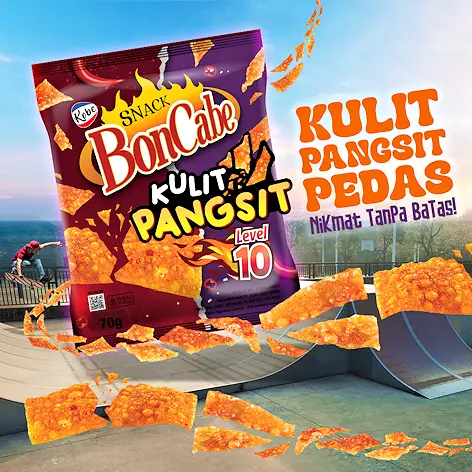 Snack BonCabe Kulit Pangsit Level 10