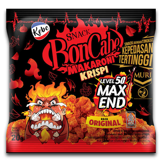 Snack Boncabe Makaroni Krispi Level 50 Max End Boncabe