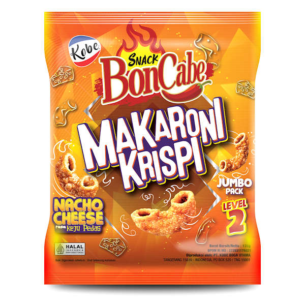 Snack Boncabe Makaroni Nacho Cheese Boncabe