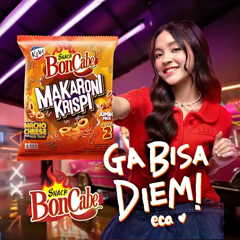 Snack BonCabe Makaroni Krispi Nacho Cheese