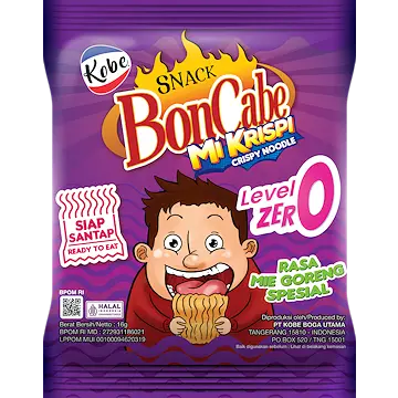 Snack Mi Krispi BonCabe Level 0 packshot