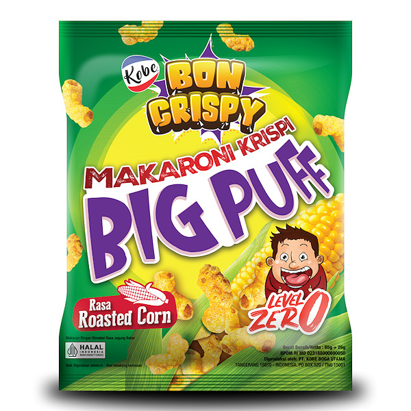 Snack Boncrispy Makaroni Krispi Big Puff Level Rasa Jagung Bakar Boncabe